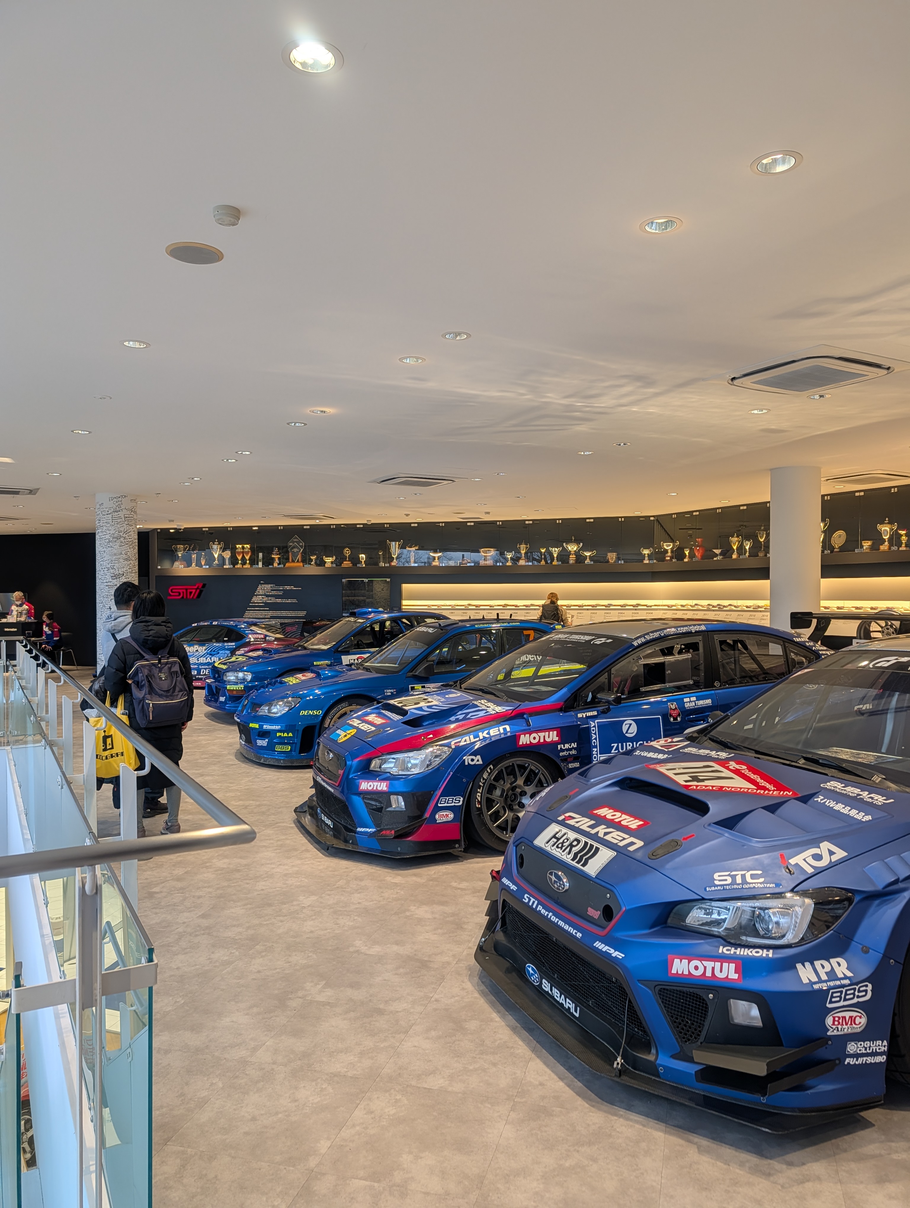 An image of SUBARU blue cars