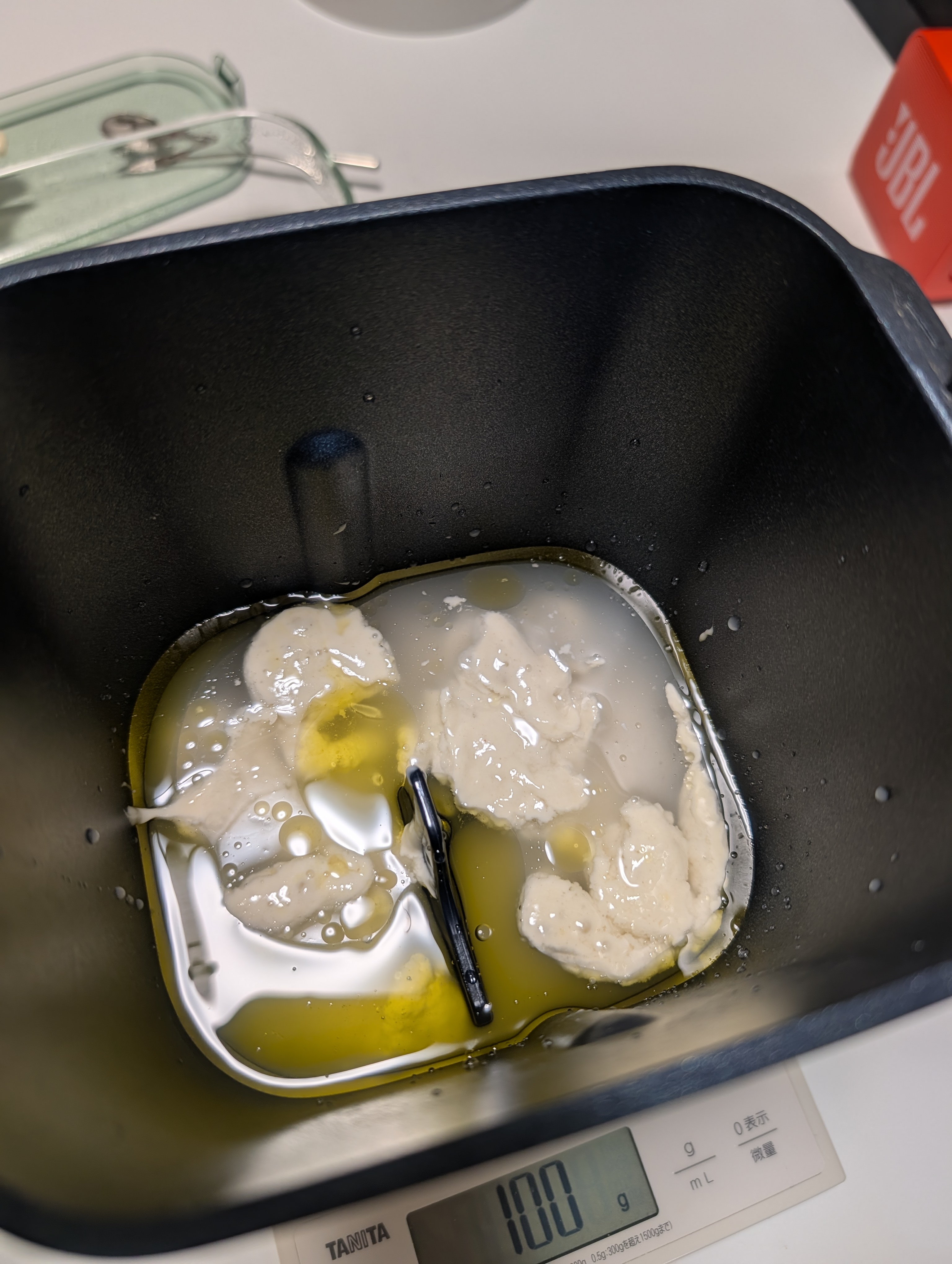 The leaven added in the bread case, day ten