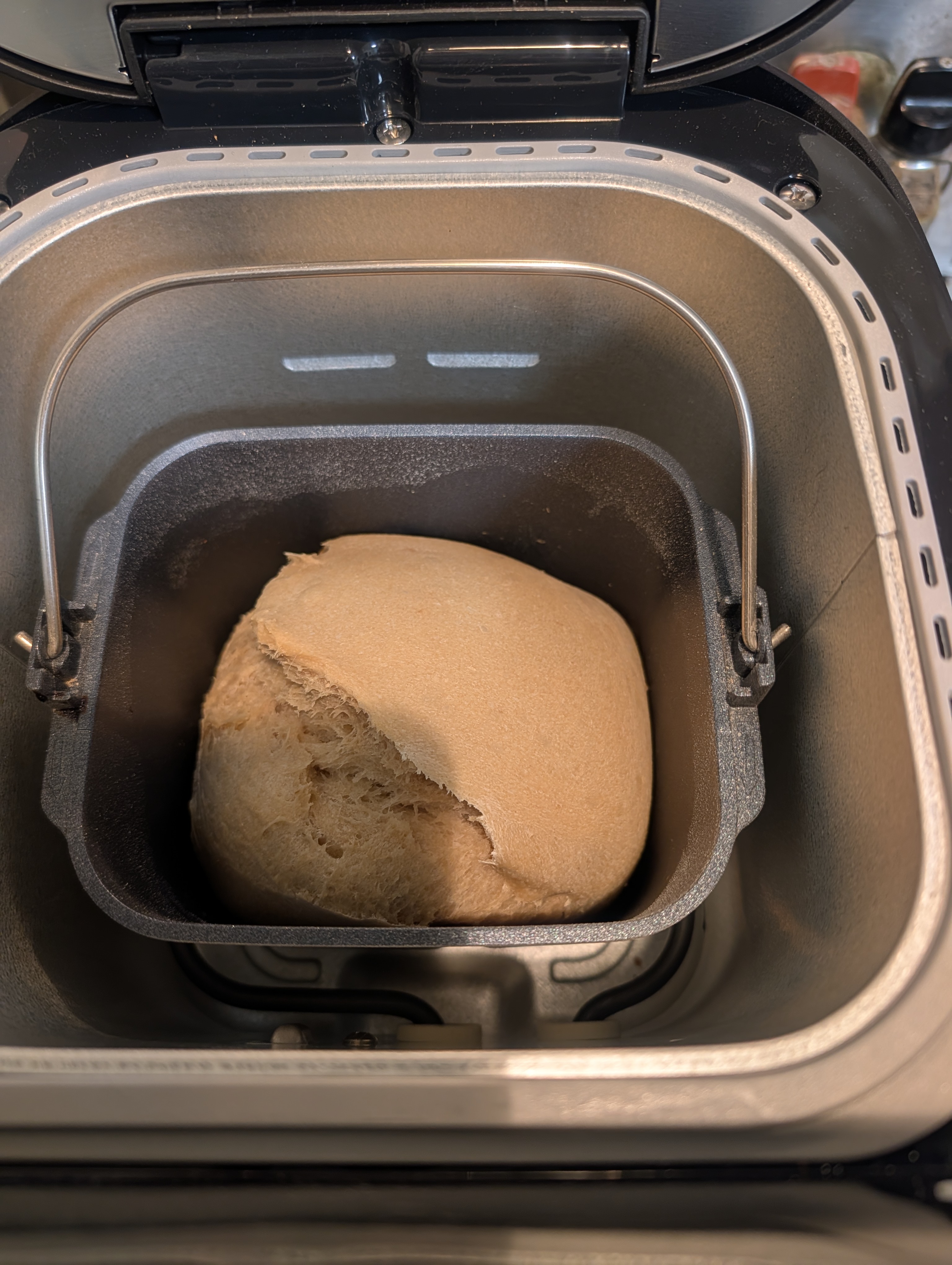 Date yeast bread in the tin, day eleven